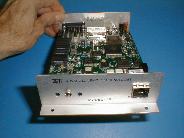 Photo of AVT-418 with mounting brackets