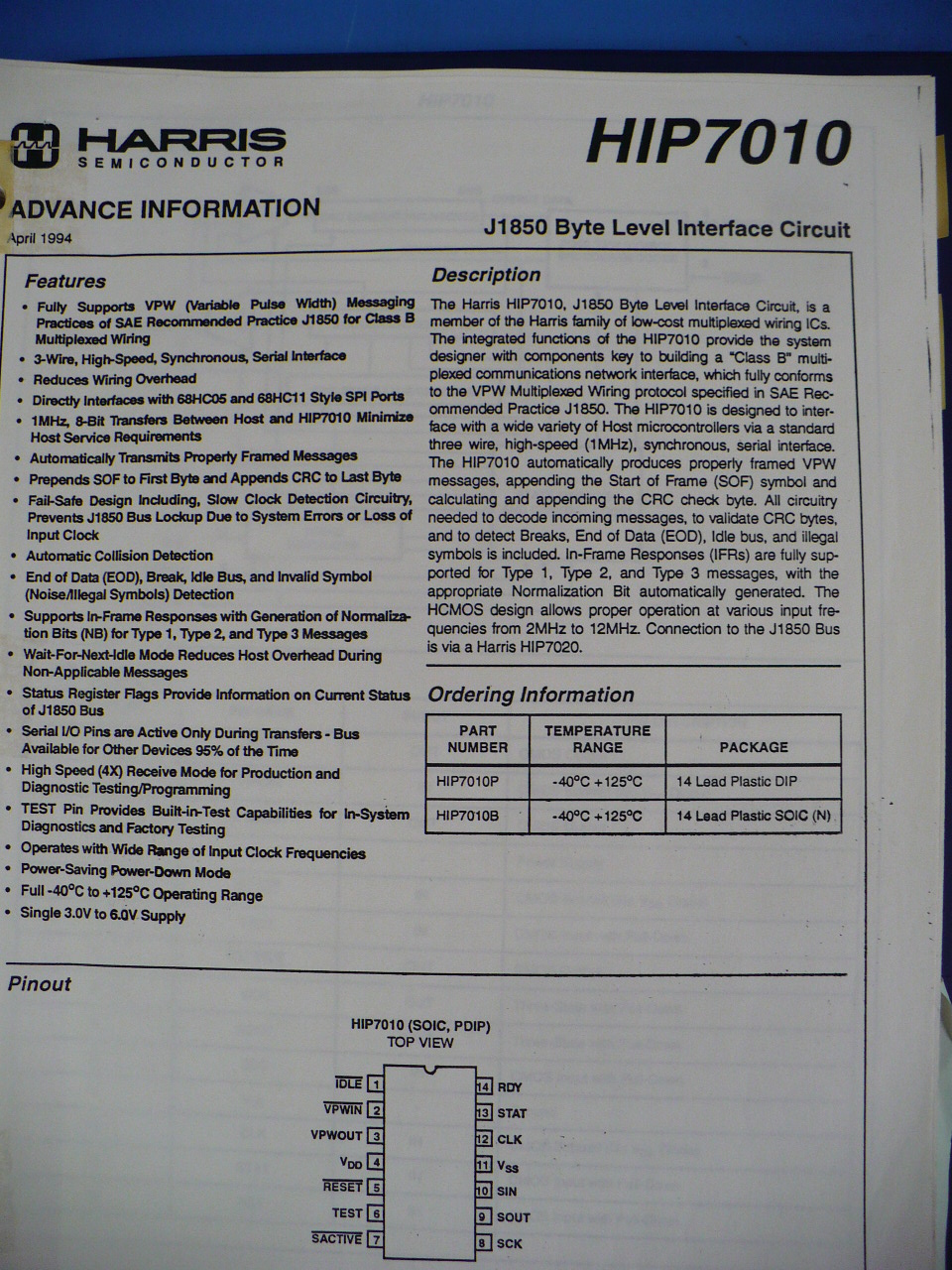 Auto related document