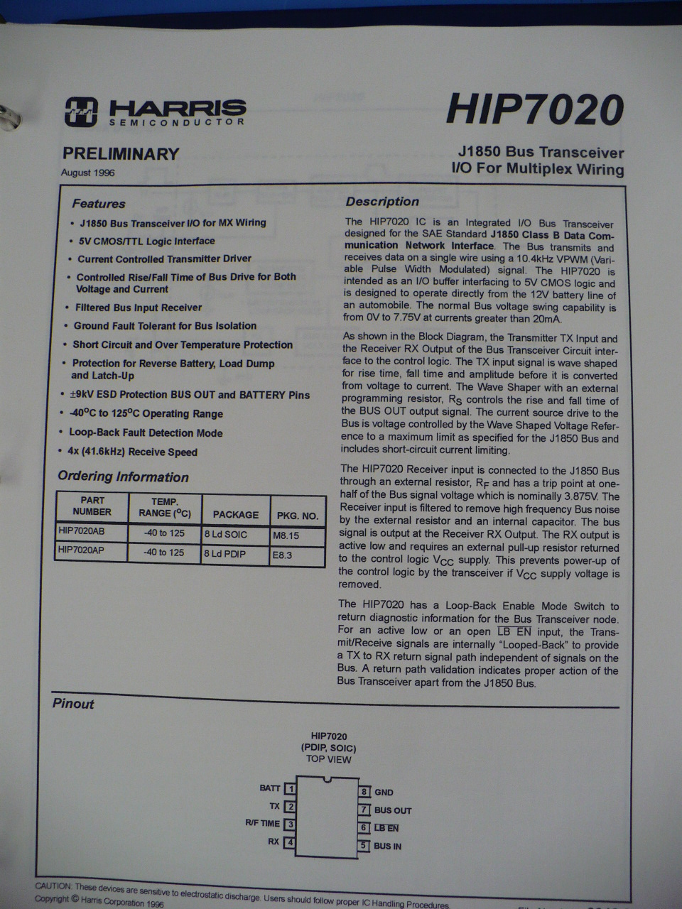 Auto related document