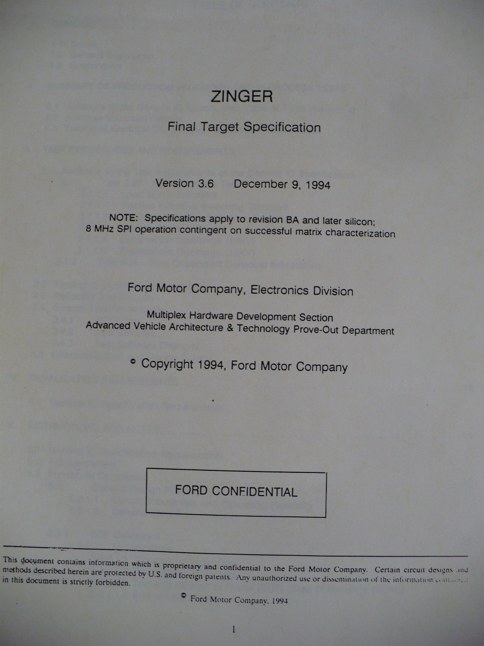 Auto related document