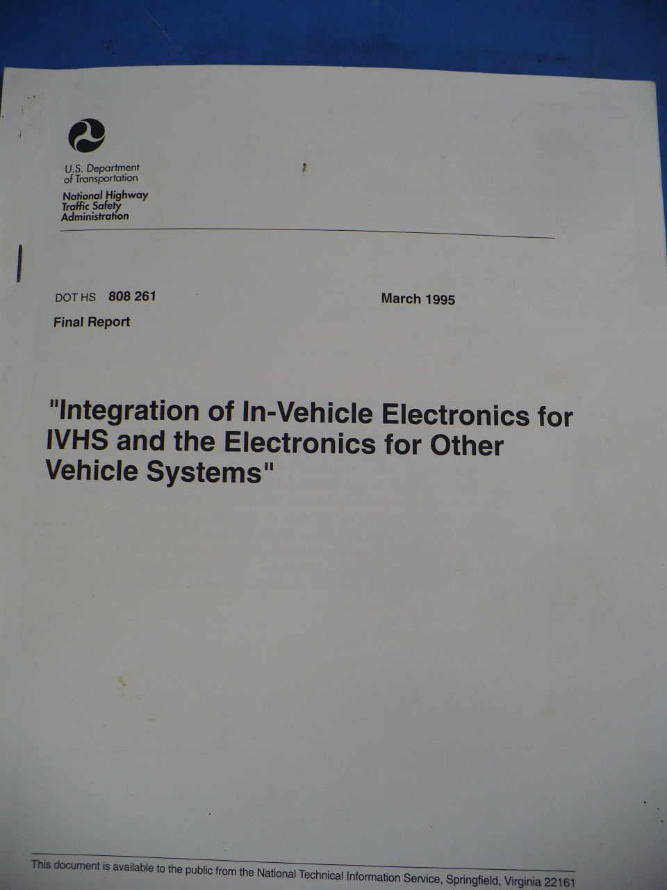 Auto related document