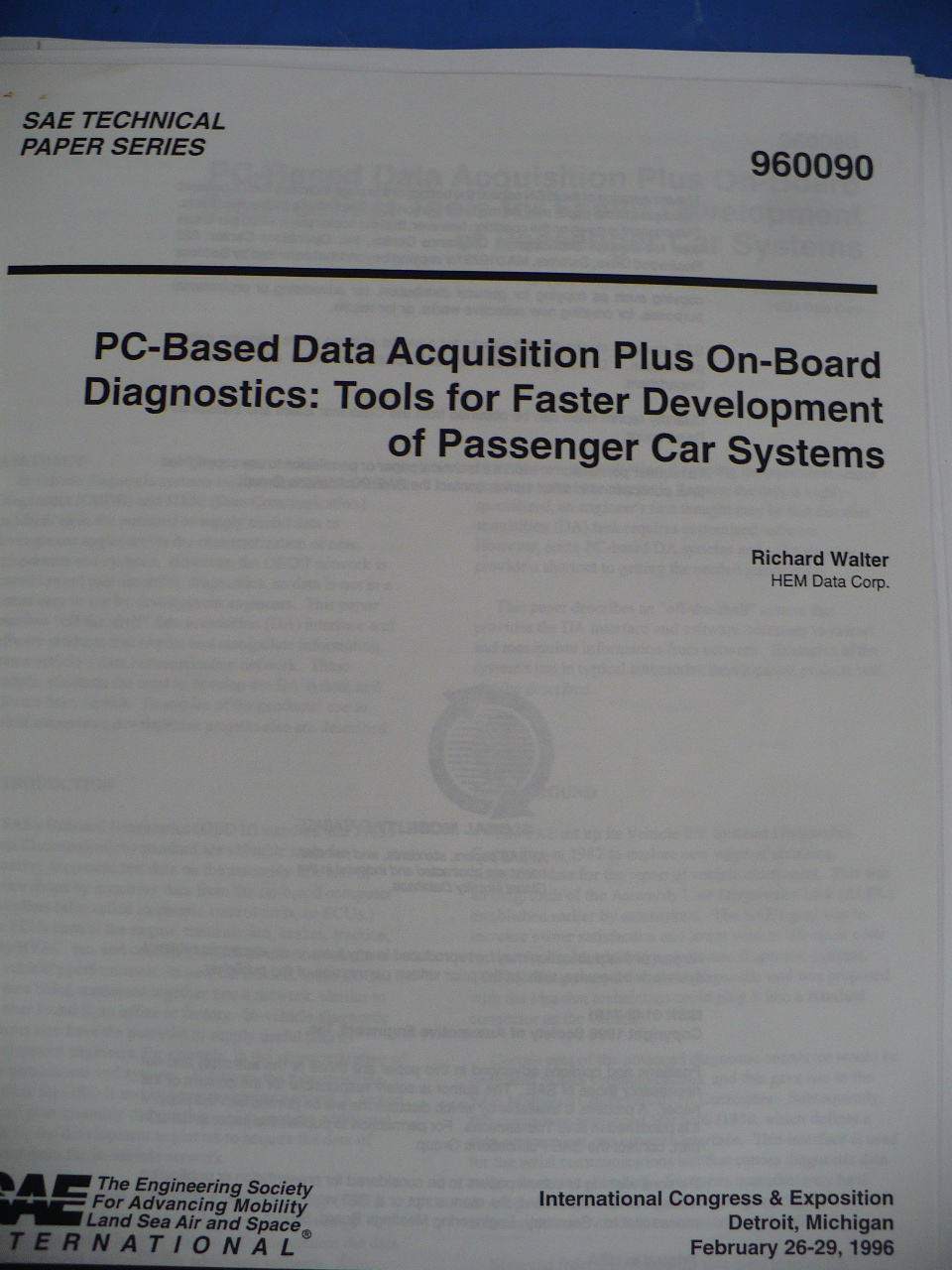 Auto related document