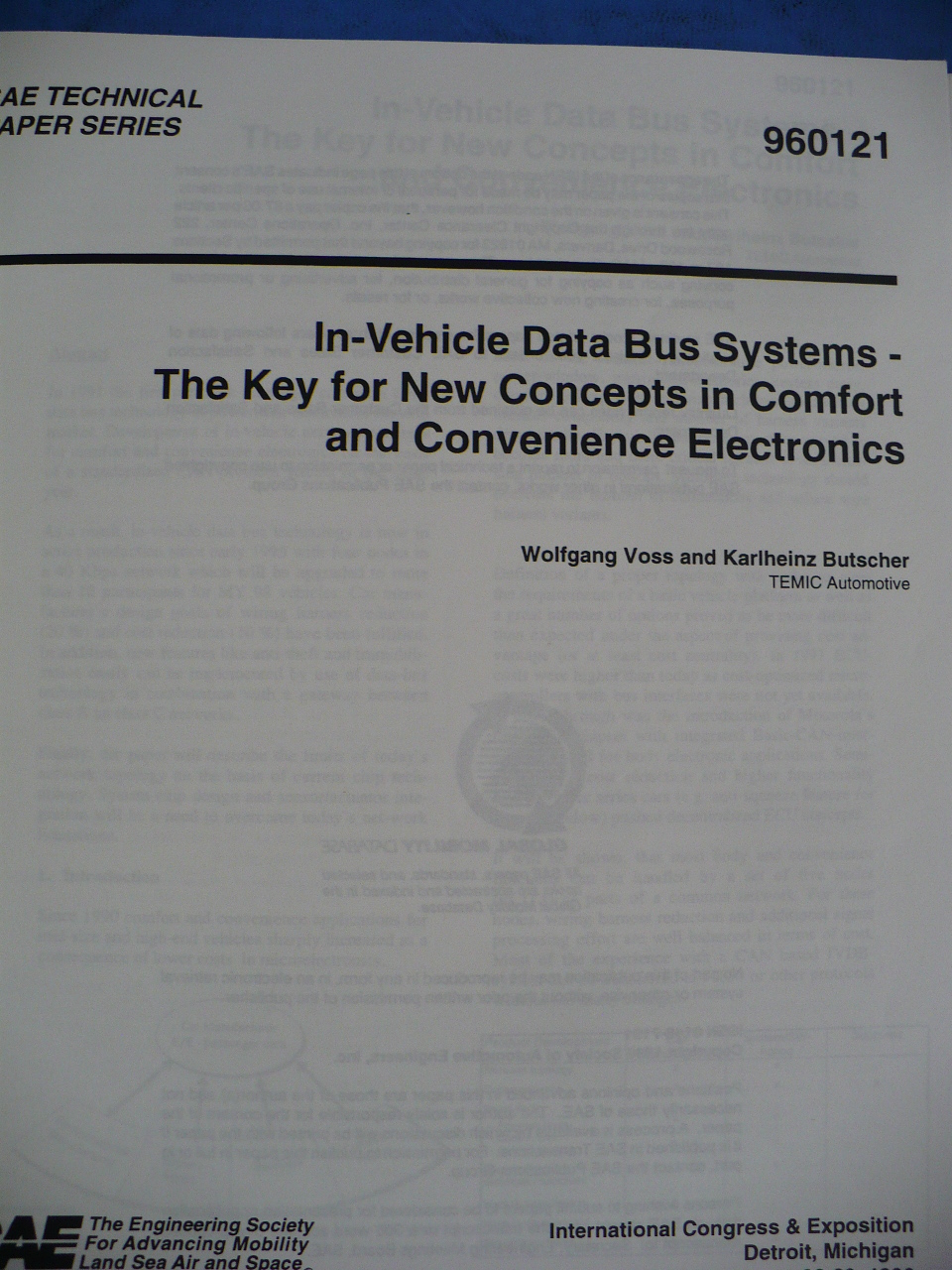 Auto related document