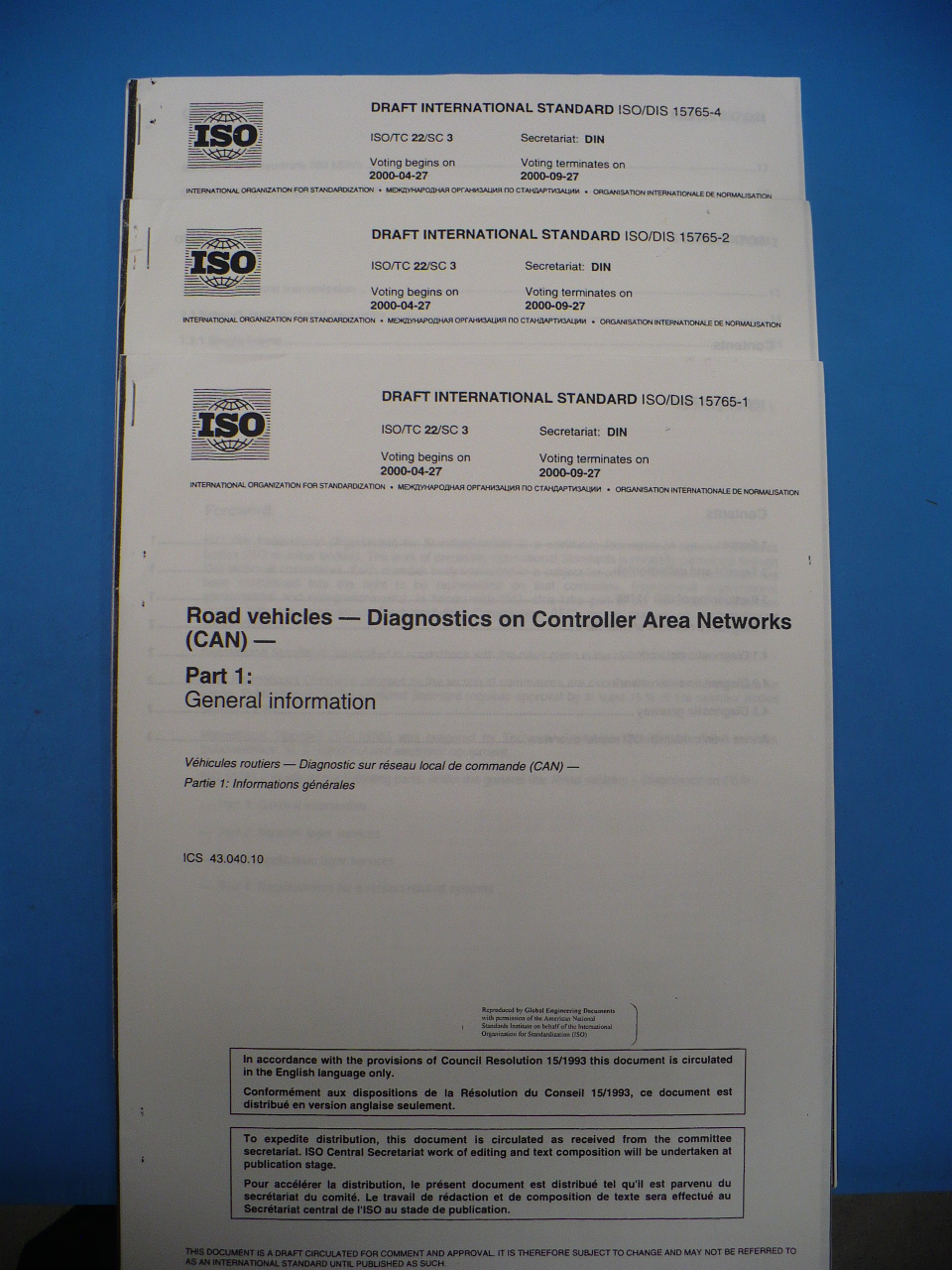 Auto related document