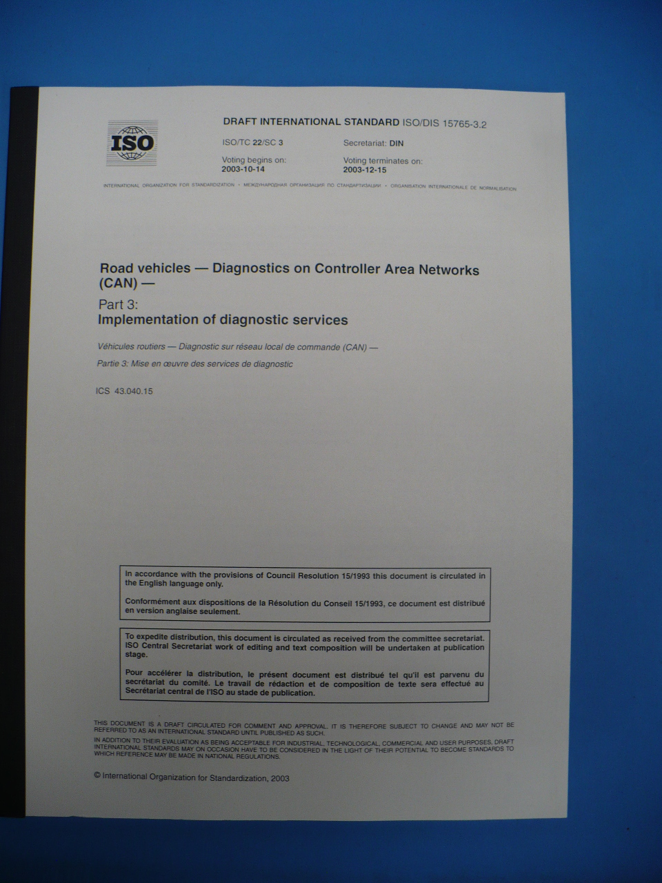 Auto related document