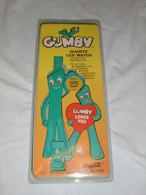 Gumby LCD watch