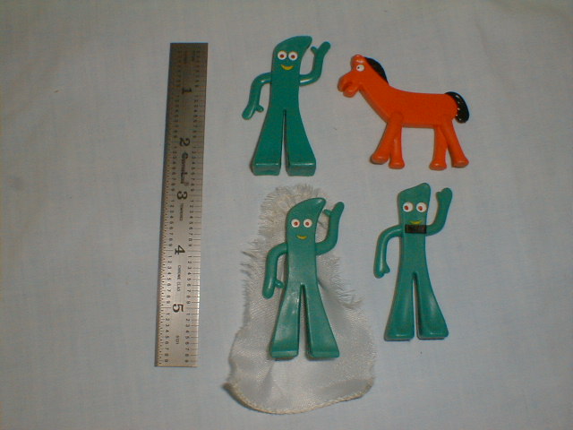 Small Gumby and Pokey toys
